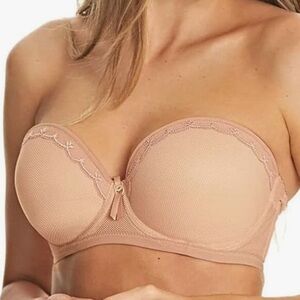 Freya Idol Allure Strapless Convertible Molded Underwire Bra NWOT US 34H UK 34FF